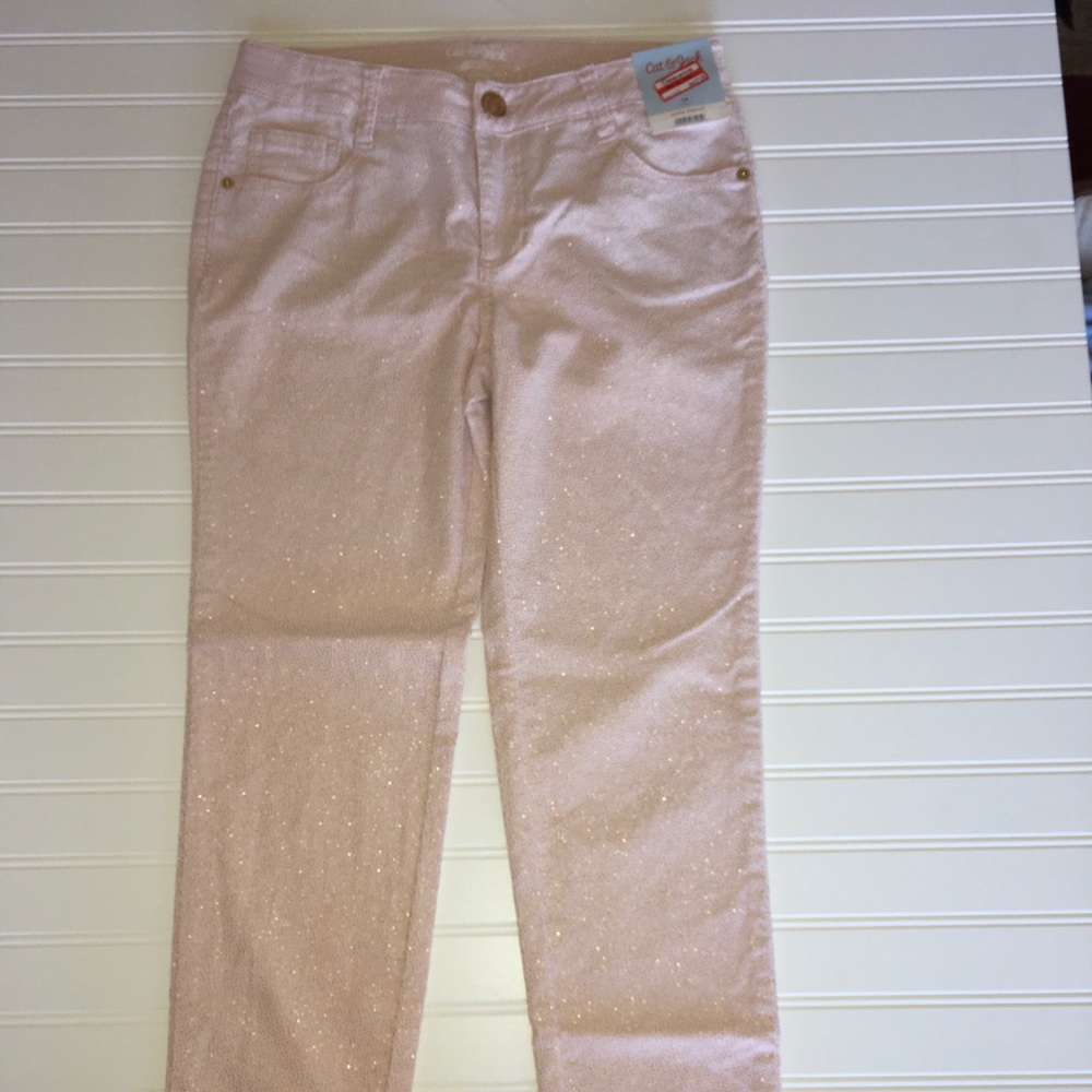 Girls Pink Jeans Size 14